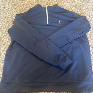 Peter Millar Navy Quarter Zip ‘The Player’ Championship Logo